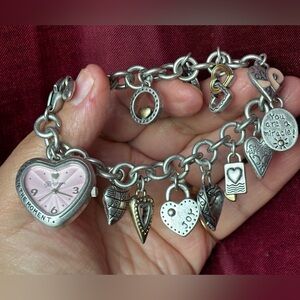 Brighton Hearts 💕 Watch bracelet  two tone gold and silver